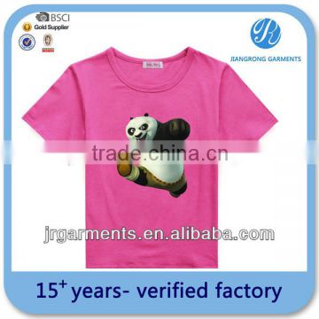 Bulk Cheap Kid's Cartoon Printed Short Sleeve T Shirts Factory