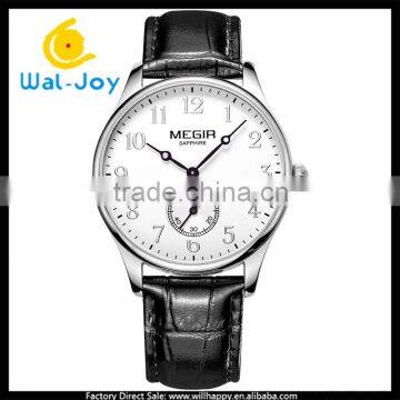 WJ-5516 Japan Movement 3ATM Water Resistant Men Sapphire Glass Unique Megir Watch photo-4