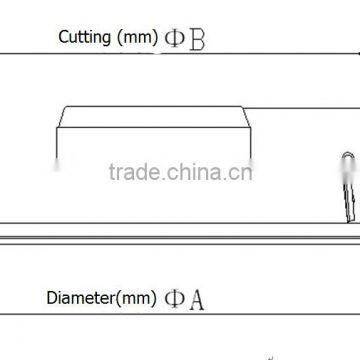 HIGH QUALITY Led Downlight Housing 3W-24W Led Recessed Downlight PF>0.9 photo-3