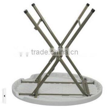 PP Table Round Small Folding Iron Table Bar Cocktail Plastic Tables for Wholesale YPP16 photo-6