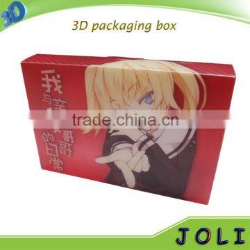 Advertising Promotional Gifts 3d Lenticular Book Packaging Box