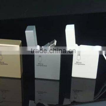 Cigarette Lighter Shape Design Retractable Stowable USB Charger Cable for IPhone5 IPhone6 Android Smartphones photo-5