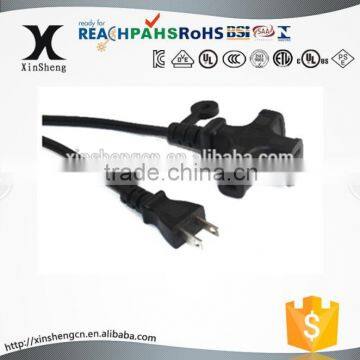 3 outlet Extension cord with Conductor Copper