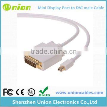 6FT Mini Display Port DP Male to DVI-D Male Dual-Link Cable Cord Adapter