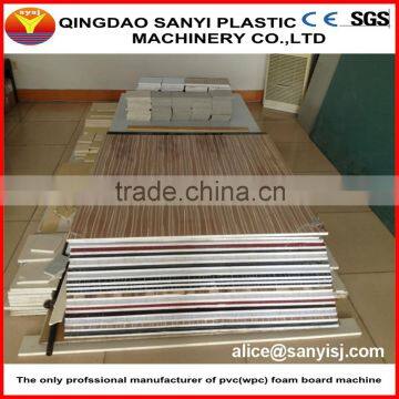 SIEMENS Cooperated Wood Plastic Composite Foaming Door Board Extruder Making Machine