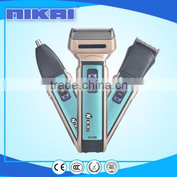 3 in 1 NIKAI newest strong rechargeable electric shaver man NK-7089-3                        
                                                                                Supplier's Choice