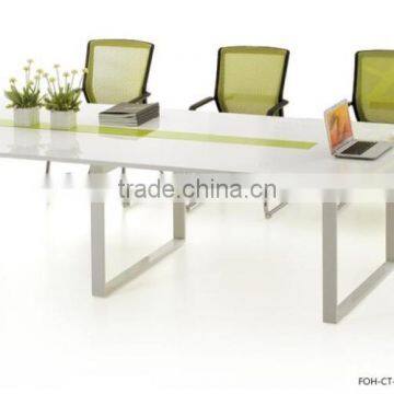 High Gloss White Conference Room Furniture Set (FOH-CT-M3212)