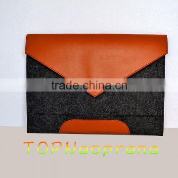 wool Felt Laptop Case Tablet tote Hand bag