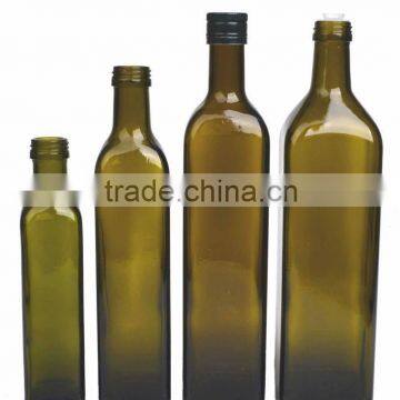 2014 Food grade dark green olive oil glass bottles