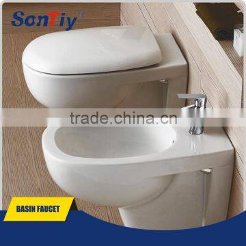 Single Handle Glass Waterfall Wash Bidet Mixer photo-2