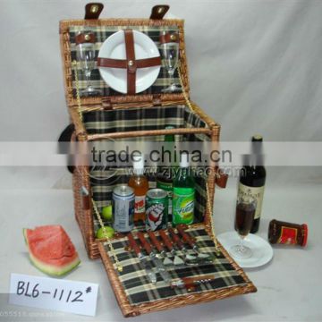 Promotional Cheap Wicker Picnic Basket Set