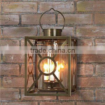 UL & CUL Listed Modern Carriage Outdoor Wall Light in Antique Brass