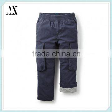 2016 New Arrival Spring Lined Cargo Pants Cotton Baby Boy's Causal Pant