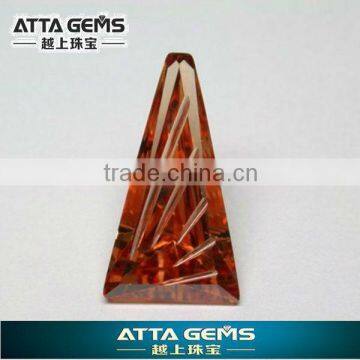 Competive price coffee cubic zirconia gemstone