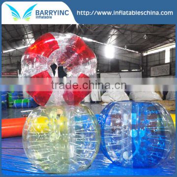 Thickness 0.8/1.0 mm TPU/PVC human sized body bubble ball