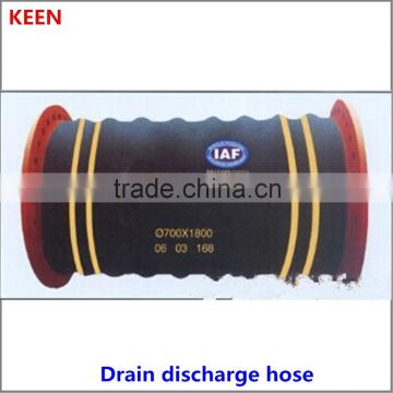 Large diameter drain & suction rubber hose 1300mm floating ocean pipe