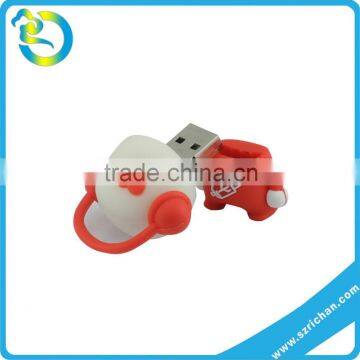 Wholesale Promotional Soft PVC Fun 3D Shape USB flash drives