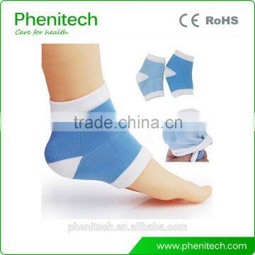 Gel foot moisture heel protector socks for foot care