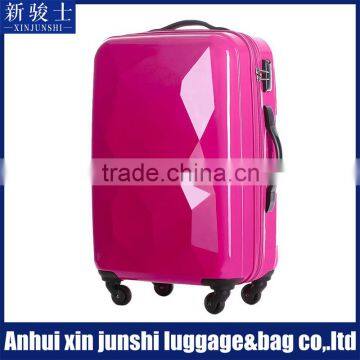 Fashion Diamond Cutting Women's Fancy Suitcase Easy Trip Suitcase Favors