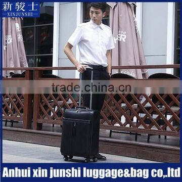 Padlock Luggage PVC High End Zipper Luggage Trolley For Business Men