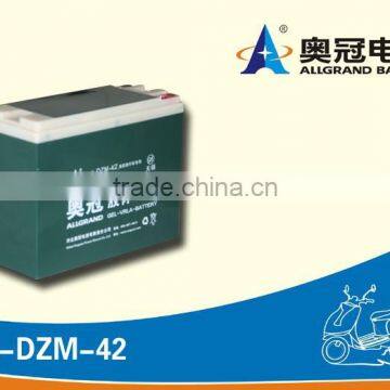 6-DZM-42 12v42ah electric bicycle battery