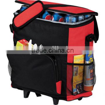 High Quality Insulated 50 Can Rolling Cooler