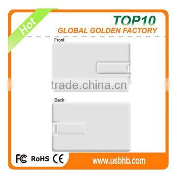custom credit card shaped usb flash drive plastic card usb