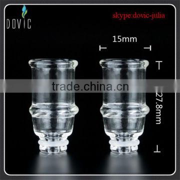 latest glass(pyrex) wide bore drip tips hot selling