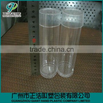 Transparent PVC Packaging Cylinder Tube with Caps