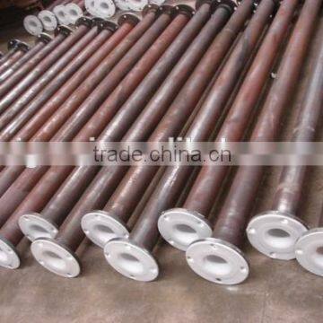 mining operation high quality steel rubber lining pipe wearproof