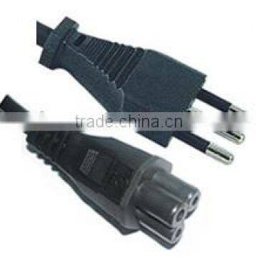 Italy IMQ Power Cords 3 non-wirable plug with IEC connector