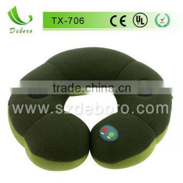 Portable Music Train Relaxation Neck Massager Pillow for Tourism TX-706
