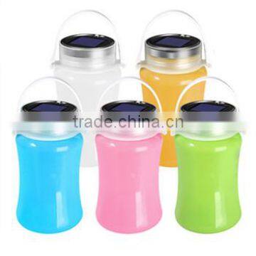 CE RoHS FDA Approved Outdoor Rechargeable Solar LED Emergency Bottle Lantern