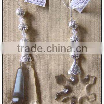 crystal craft snowflake glass decoration