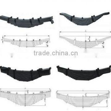 Utility trailer Galvanized leaf spring