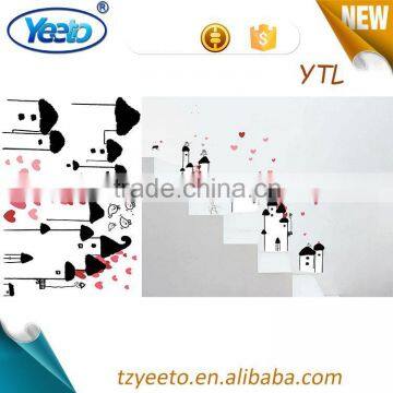 2015 wholesale christmas stockings sticker,super mario game,willow with birds wall sticker