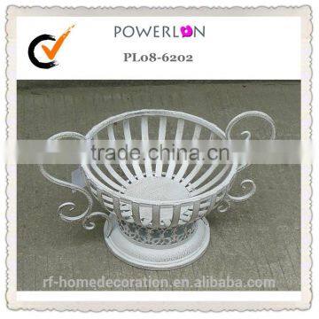 2 Pots Garden Decorative Metal Flower Pot photo-3