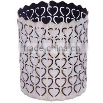 White Decorative Hurricane,