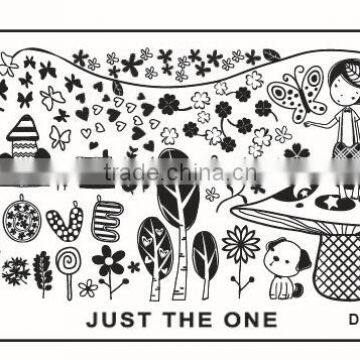 New Design Factory Outlets Dream Girl Series Nail Stamping, Professionals Nail Art Stamping Plates photo-3