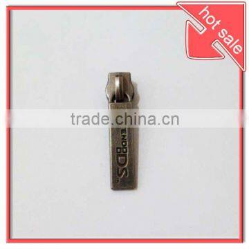 metal engraved zipper slider