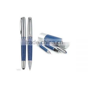 PU leather pen set with tub