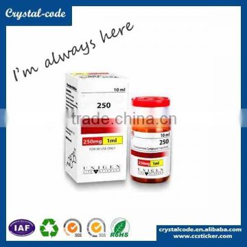 Various steriod box 10ml and 10ml labels,10ml vial steroid labels,steroid labels                        
                                                Quality Choice