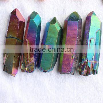 Charming Angel Aura Quartz Rainbow Crystal Point Wholesale