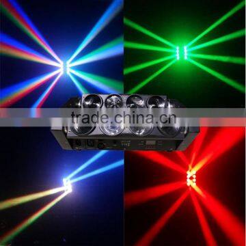 2014 NEW Product Double Row LED Stage Light 8 Eyes 12W Spider Beam