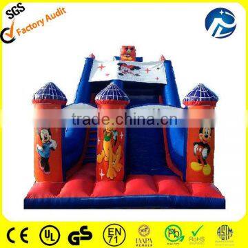 hot selling high quality cheap dry inflatable slide