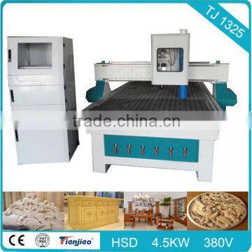 vacuum cnc router with 5.5KW air pump