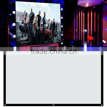 Easy installation and disassembly make it more comfortable 100'' inch 16:9 Fabric Matte Projector Projection Screen