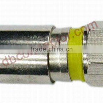 compression rg6 rf cable connector