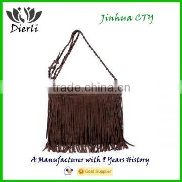 Tassel Fringe Handmade Leather Purse