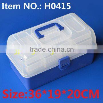 H0415 H0415A 36*19*20CM Two Style Plastic Box Fishing Box